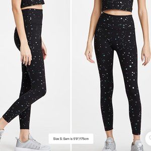 Beyond Yoga Black Tossed Star Leggings Size S